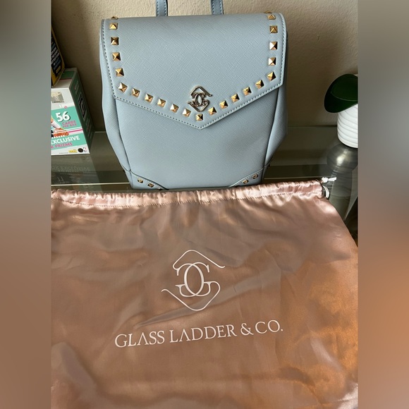 Glass Ladder & Co Diana Mini Convertible Backpack with Wallet - Catalina/Studded - Picture 13 of 13